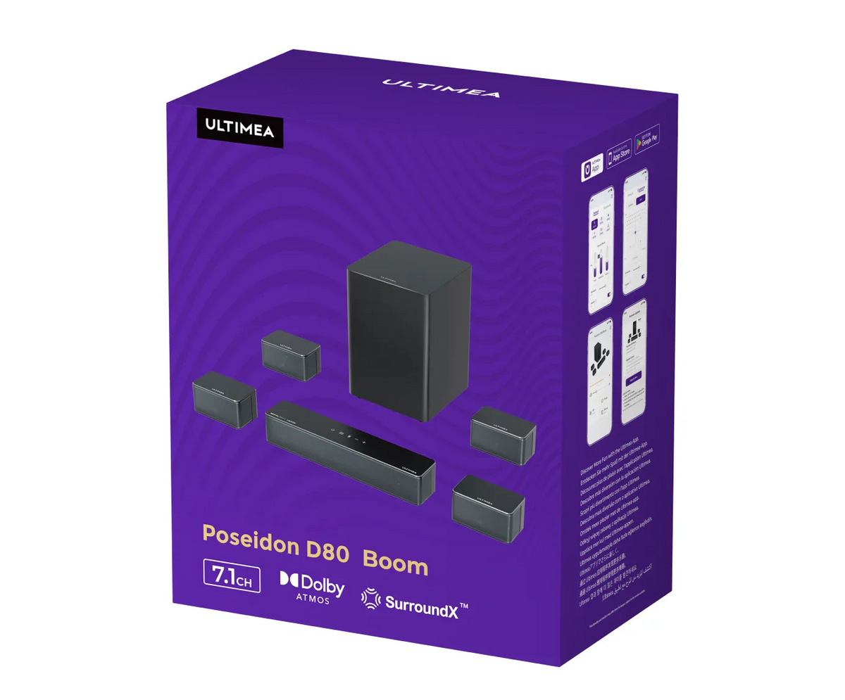 Poseidon D80 Boom 7.1 Soundbar